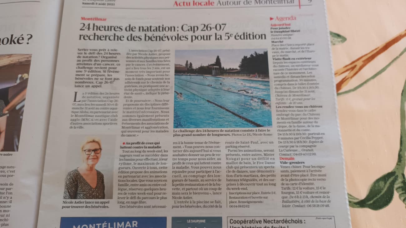 5ème édition des 24 H de natation