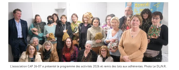Présentation du programme de CAP 26-07 et remise de lots de soins